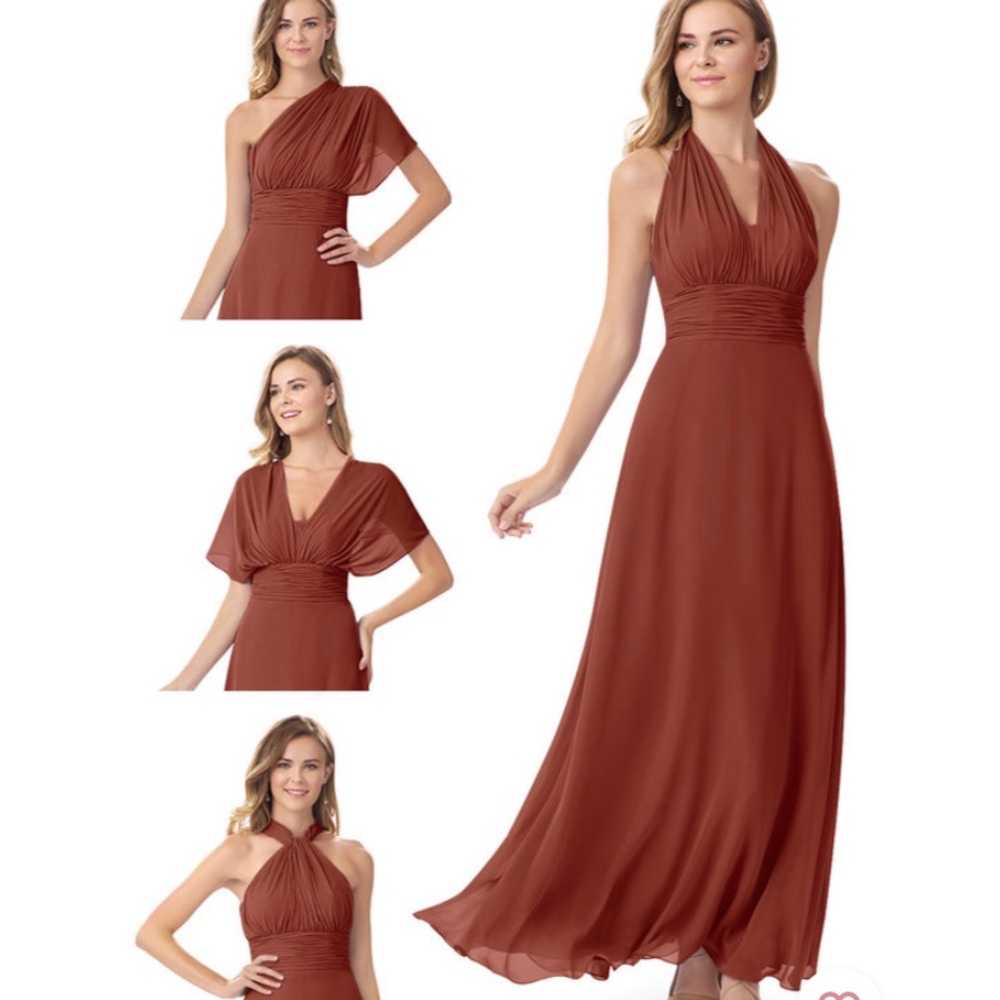 Azazie Fifi in Terracotta - Picture 1 of 4